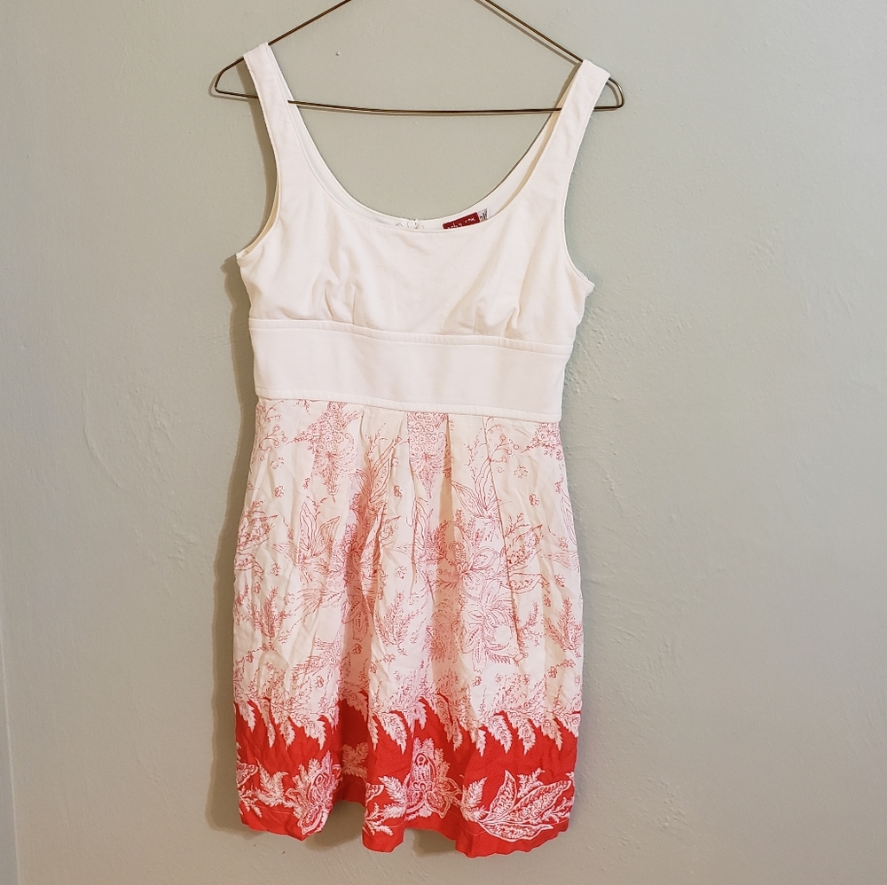 Ruby Rox dress juniors size 3 white red floral